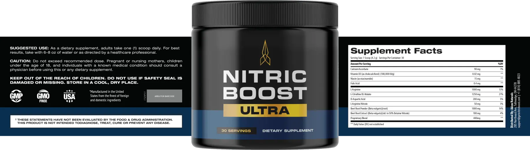 nitric boost-label